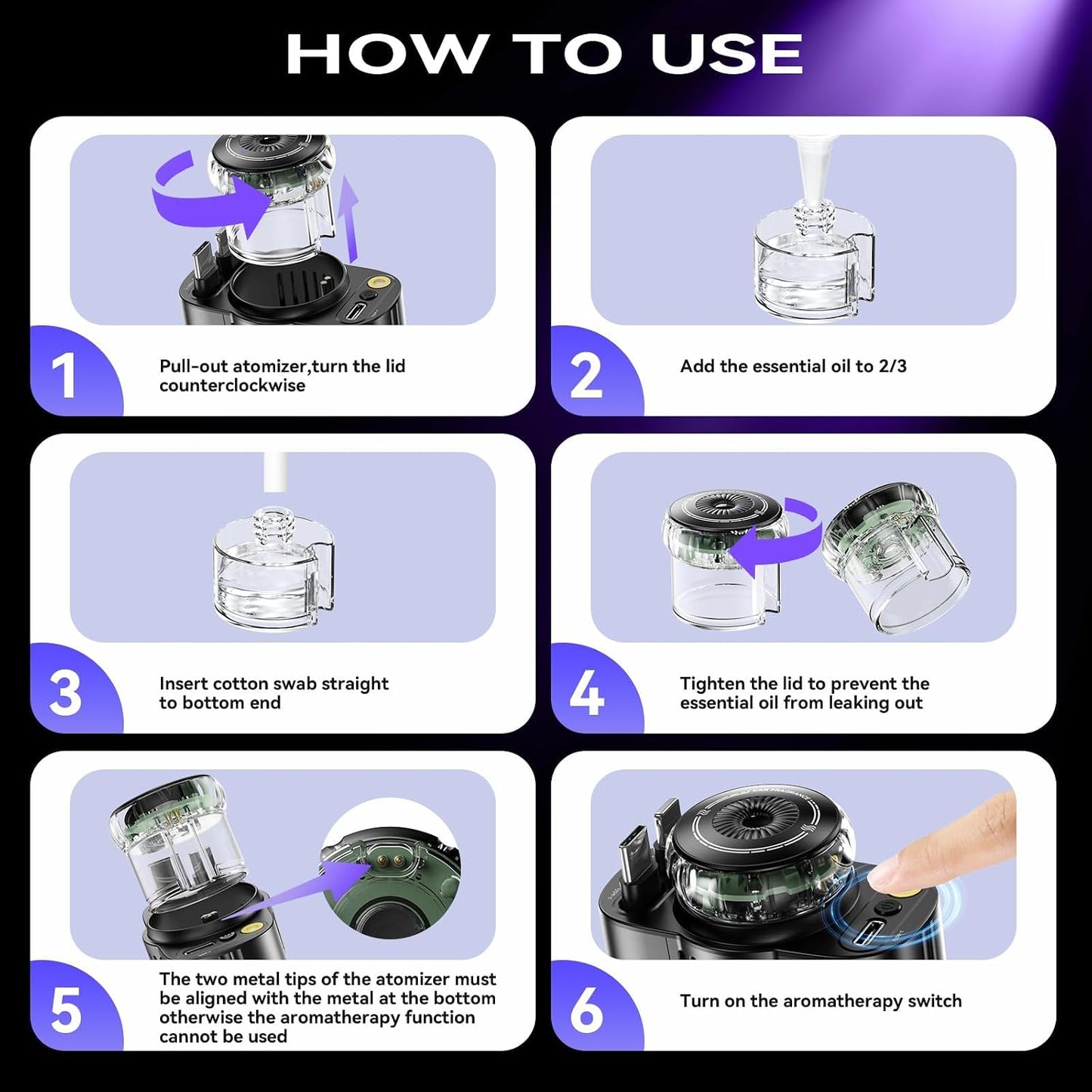 5-in-1 Fast Car Charger  + 3 Perfume Bottles